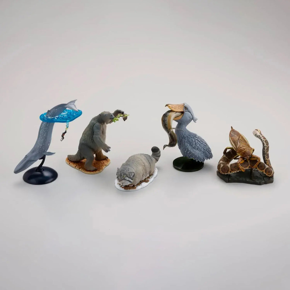 Kaiyodo Kochi Darwin Creatures Miniature Figure Set, 10 Pieces