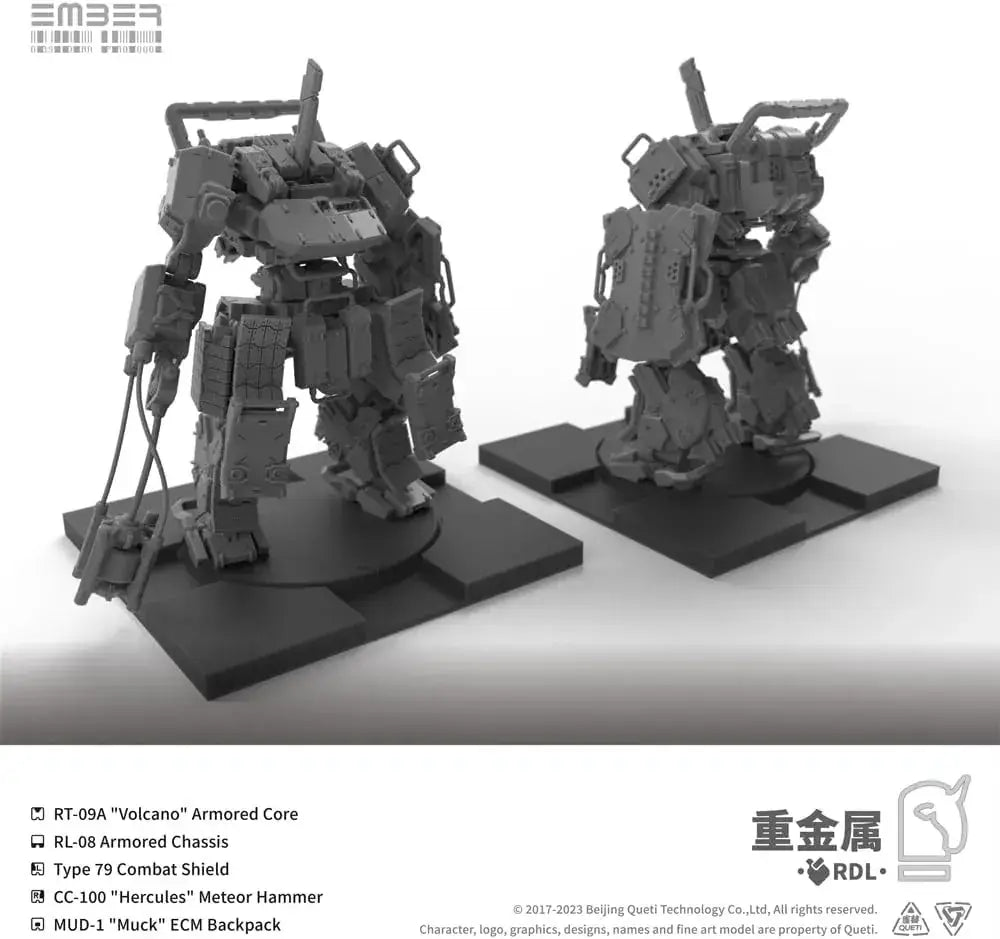 Kotobukiya Ember Obsidian Protocol RDL Heavy Metal Expansion Set