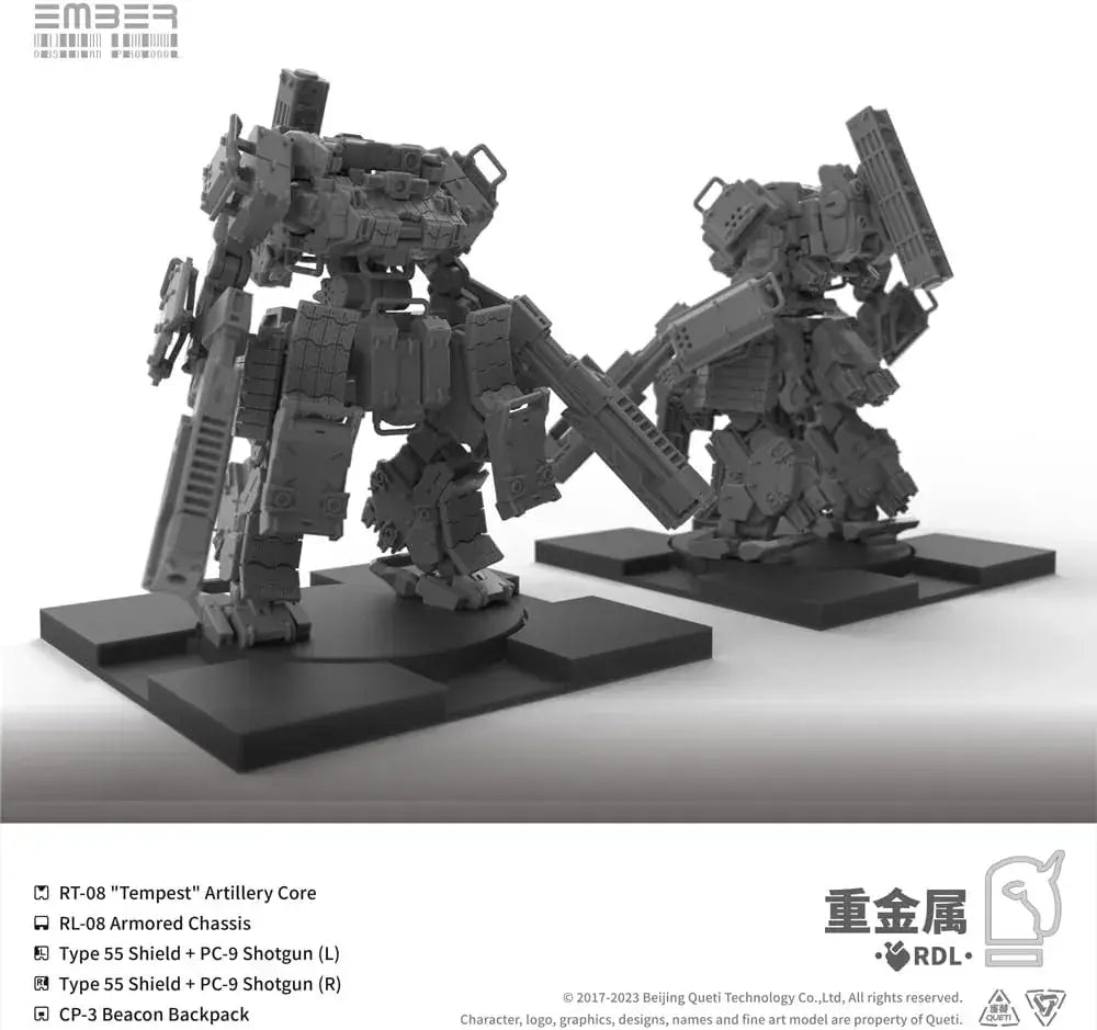 Kotobukiya Ember Obsidian Protocol RDL Heavy Metal Expansion Set