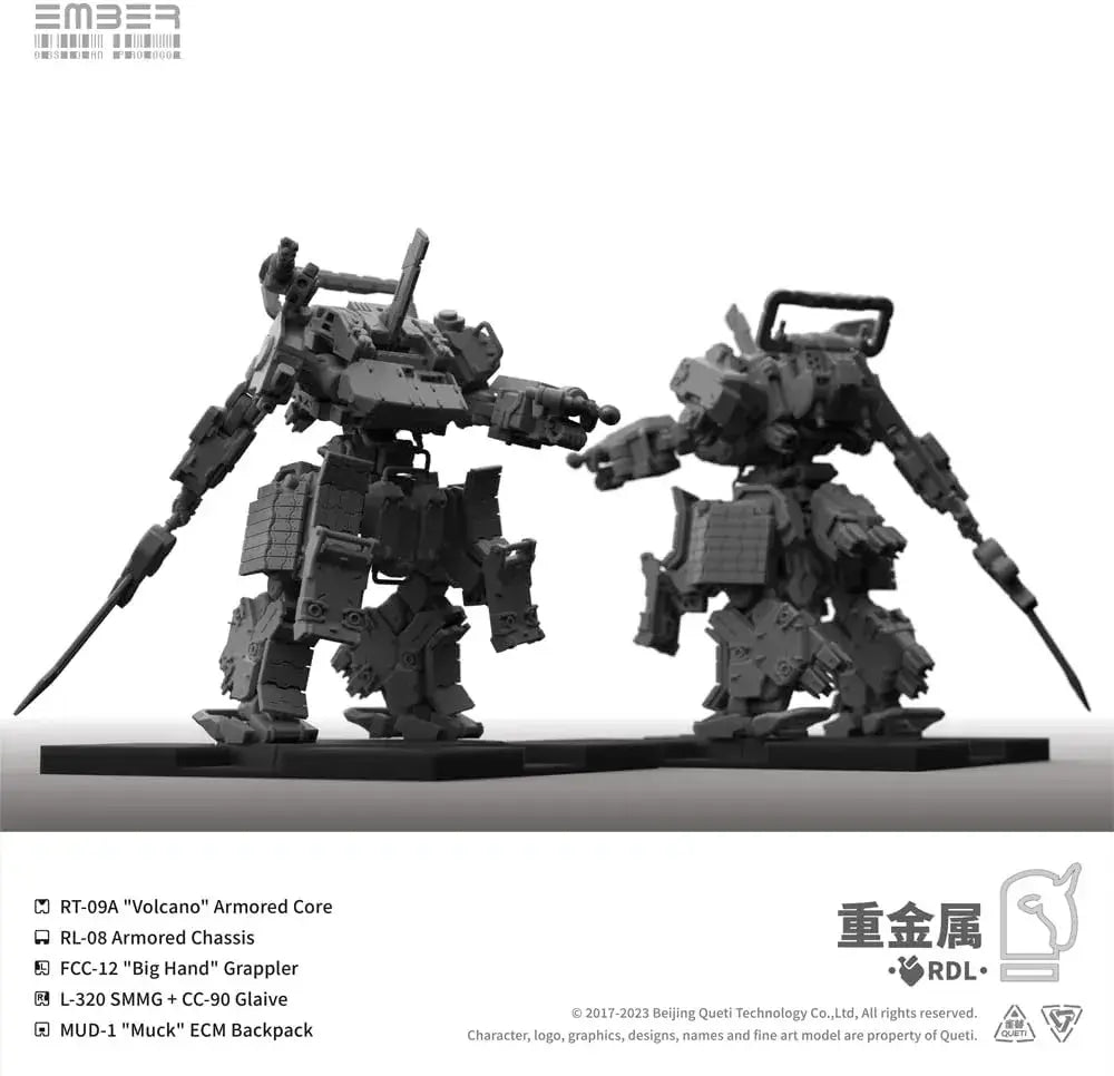 Kotobukiya Ember Obsidian Protocol RDL Heavy Metal Expansion Set