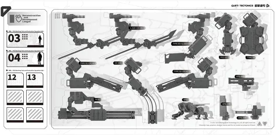 Kotobukiya Ember Obsidian Protocol RDL Heavy Metal Expansion Set