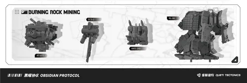 Kotobukiya Ember Obsidian Protocol RDL Plastic Model Kit Set