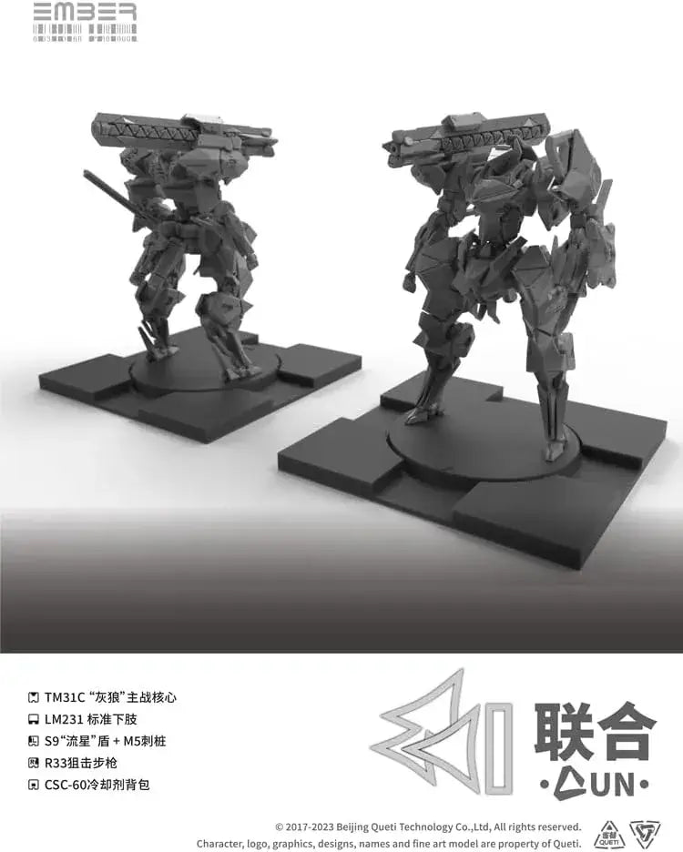 Kotobukiya Ember Obsidian Protocol UN Core Pack Plastic Model Kit