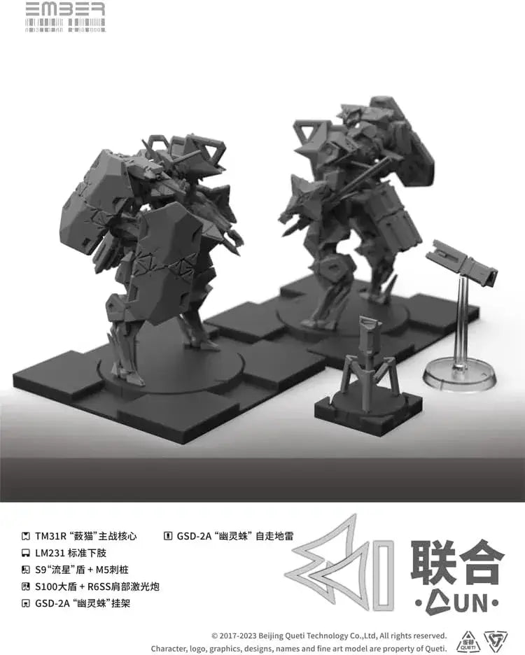 Kotobukiya Ember Obsidian Protocol UN Core Pack Plastic Model Kit
