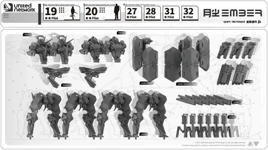 Kotobukiya Ember Obsidian Protocol UN Core Pack Plastic Model Kit
