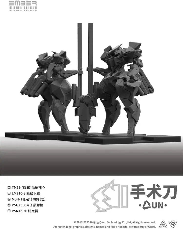 Kotobukiya Ember Obsidian Protocol UN Scalpel Expansion Pack Kit