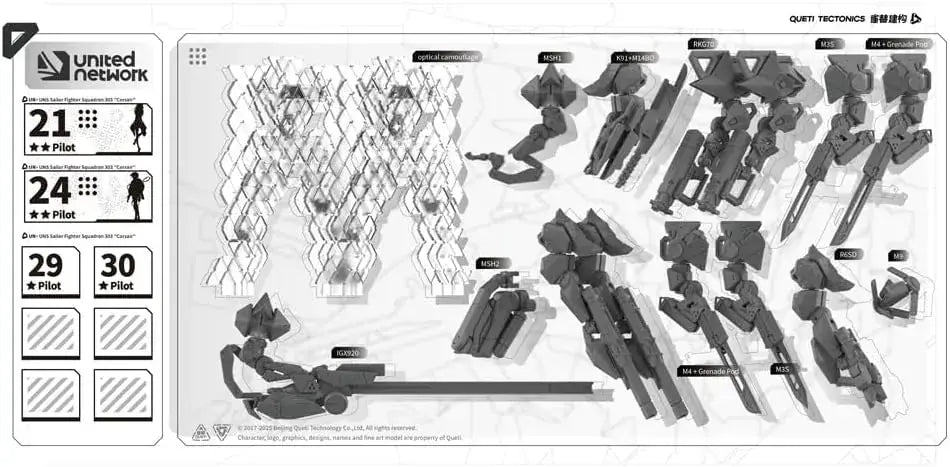Kotobukiya Ember Obsidian Protocol UN Scalpel Expansion Pack Kit