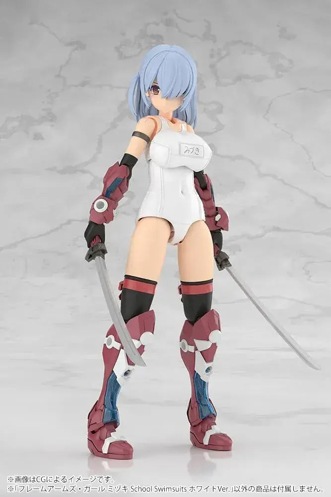 Kotobukiya Frame Arms Girl Mizuki School Swimsuits White Ver. Model Kit