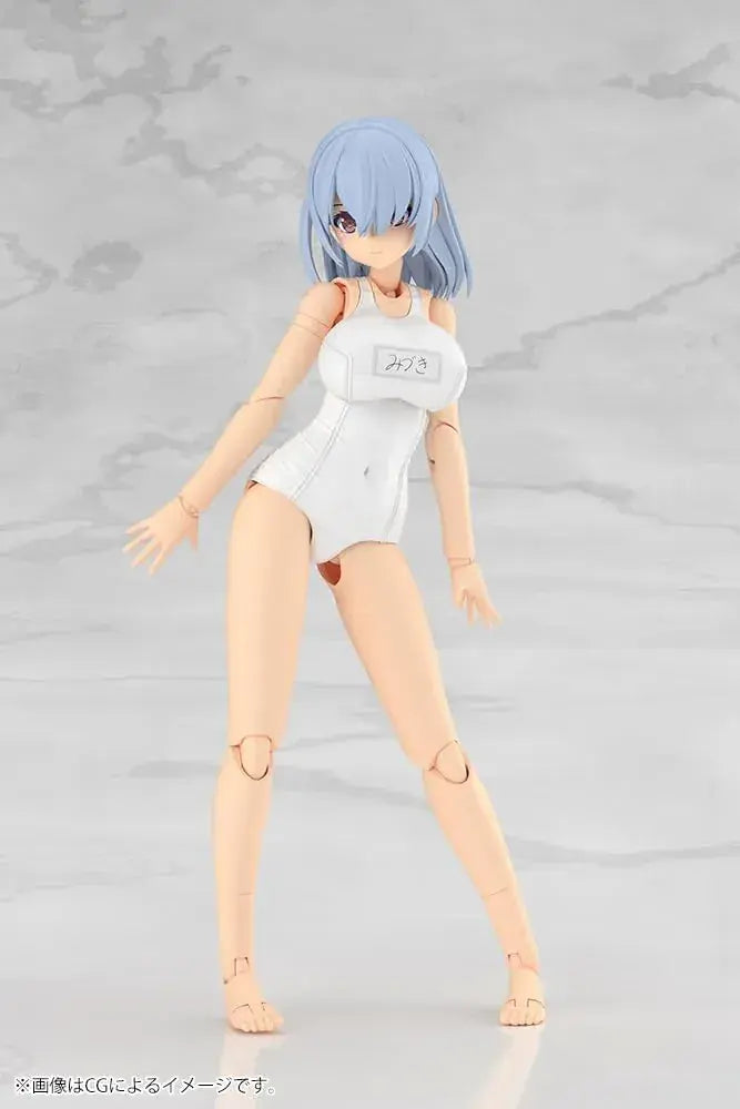 Kotobukiya Frame Arms Girl Mizuki School Swimsuits White Ver. Model Kit