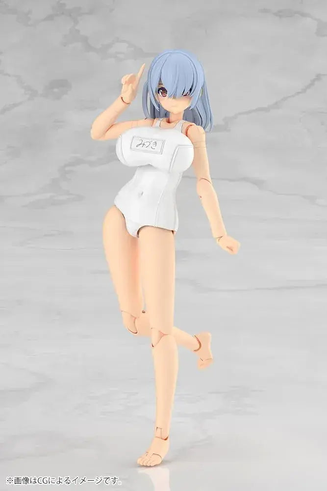 Kotobukiya Frame Arms Girl Mizuki School Swimsuits White Ver. Model Kit