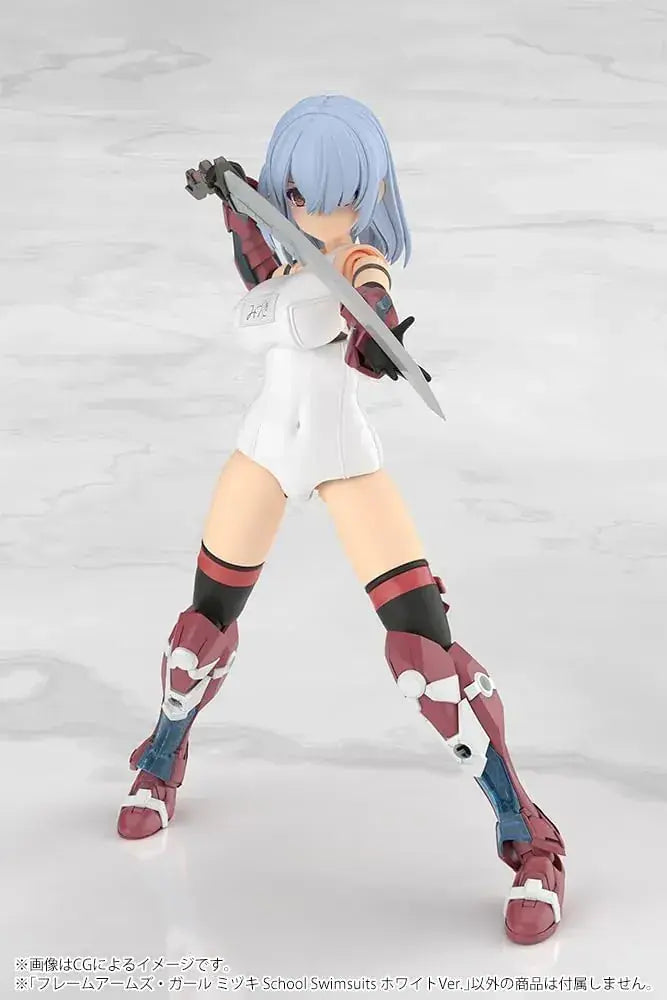 Kotobukiya Frame Arms Girl Mizuki School Swimsuits White Ver. Model Kit