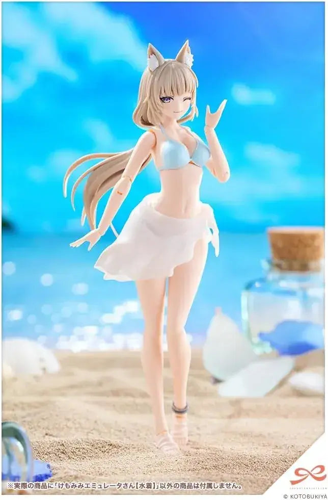 Kotobukiya Kemomimi Emulator Swimsuit Figure 1/10 Scale Kit