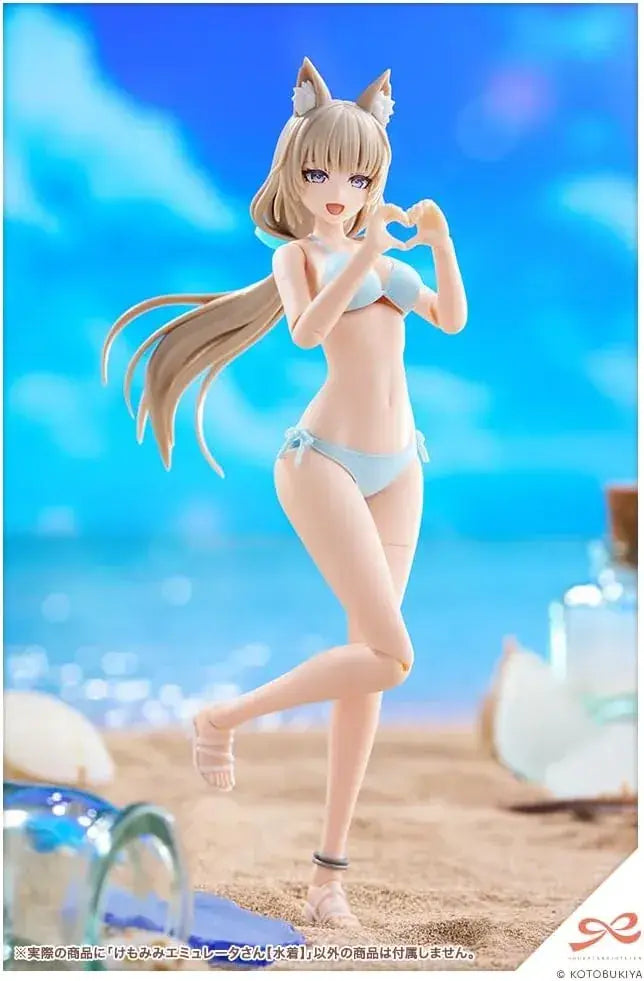 Kotobukiya Kemomimi Emulator Swimsuit Figure 1/10 Scale Kit
