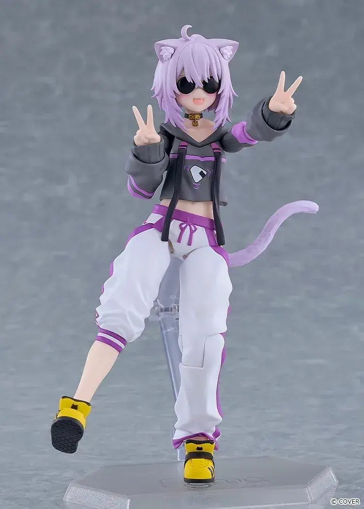 Max Factory Figma Cat Mackerel Pre-Painted Action Figure 5.5in