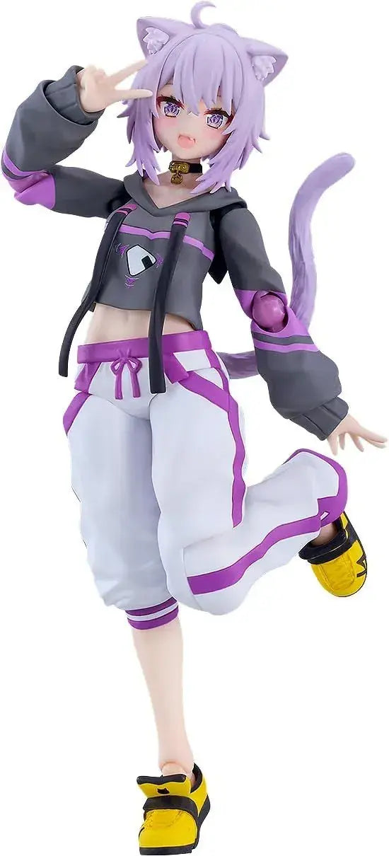 Max Factory Figma Cat Mackerel Pre-Painted Action Figure 5.5in