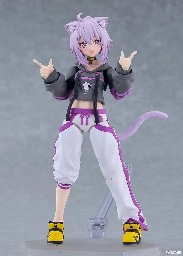 Max Factory Figma Cat Mackerel Pre-Painted Action Figure 5.5in