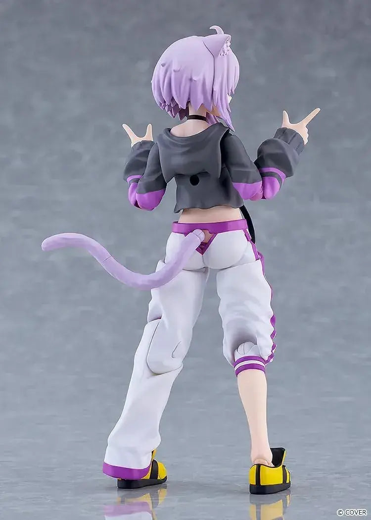 Max Factory Figma Cat Mackerel Pre-Painted Action Figure 5.5in