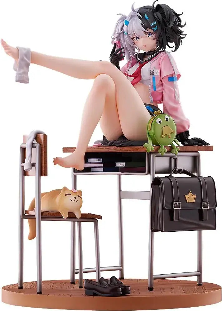 Max Factory Snowbreak Ichel Chibi Leopard Scale Figure Display
