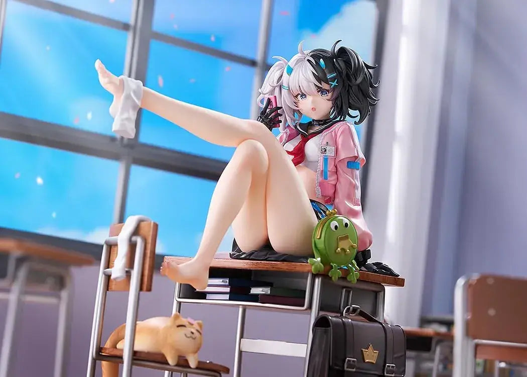 Max Factory Snowbreak Ichel Chibi Leopard Scale Figure Display