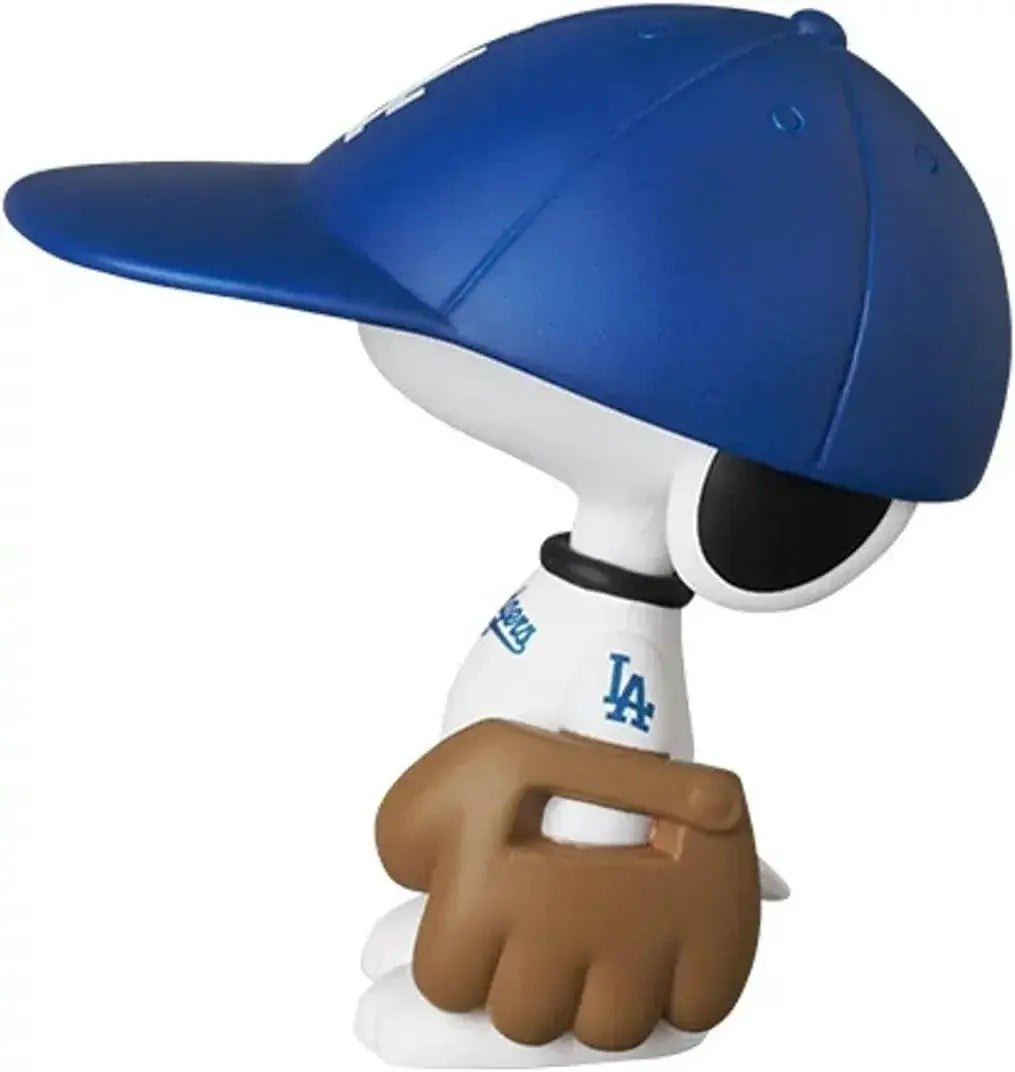 Medicom Toy UDF MLB Peanuts Dodgers Snoopy Figure Desk 2.7-Inch