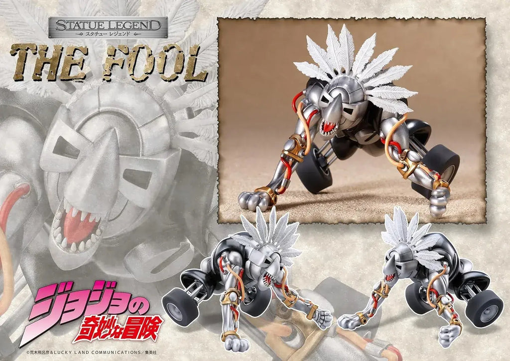 Medicos Entertainment Statue Legend The Fool Figure Silver 95mm