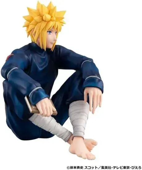 MegaHouse Naruto Shippuden Minato Seated PVC Display Figure 10 cm