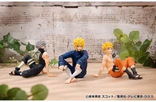 MegaHouse Naruto Shippuden Minato Seated PVC Display Figure 10 cm