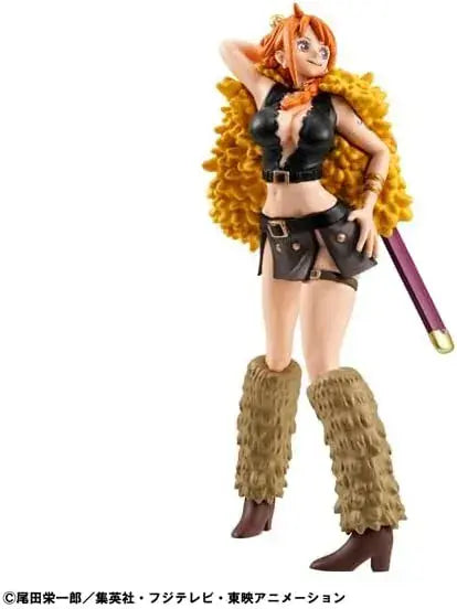 MegaHouse WALLSTAR ONE PIECE Nami Elbaf Arc PVC Figure Toy 15 cm