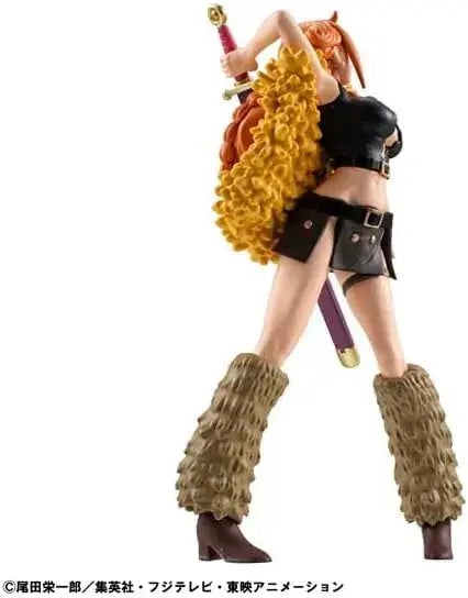 MegaHouse WALLSTAR ONE PIECE Nami Elbaf Arc PVC Figure Toy 15 cm