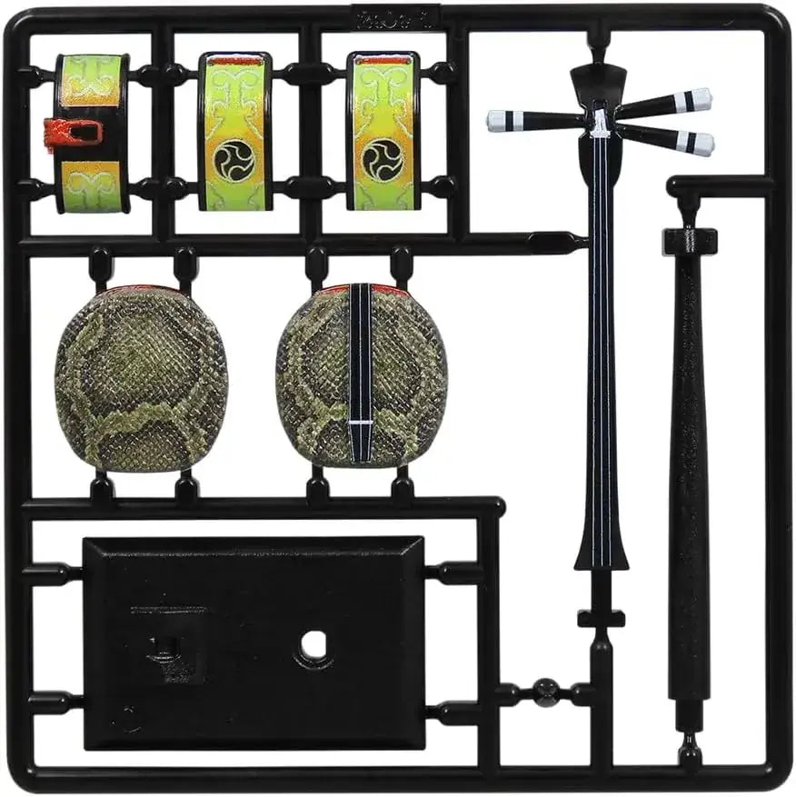 MIC DIY Pripla Three-Line Printed Plastic Model Kit, 9cm Japan