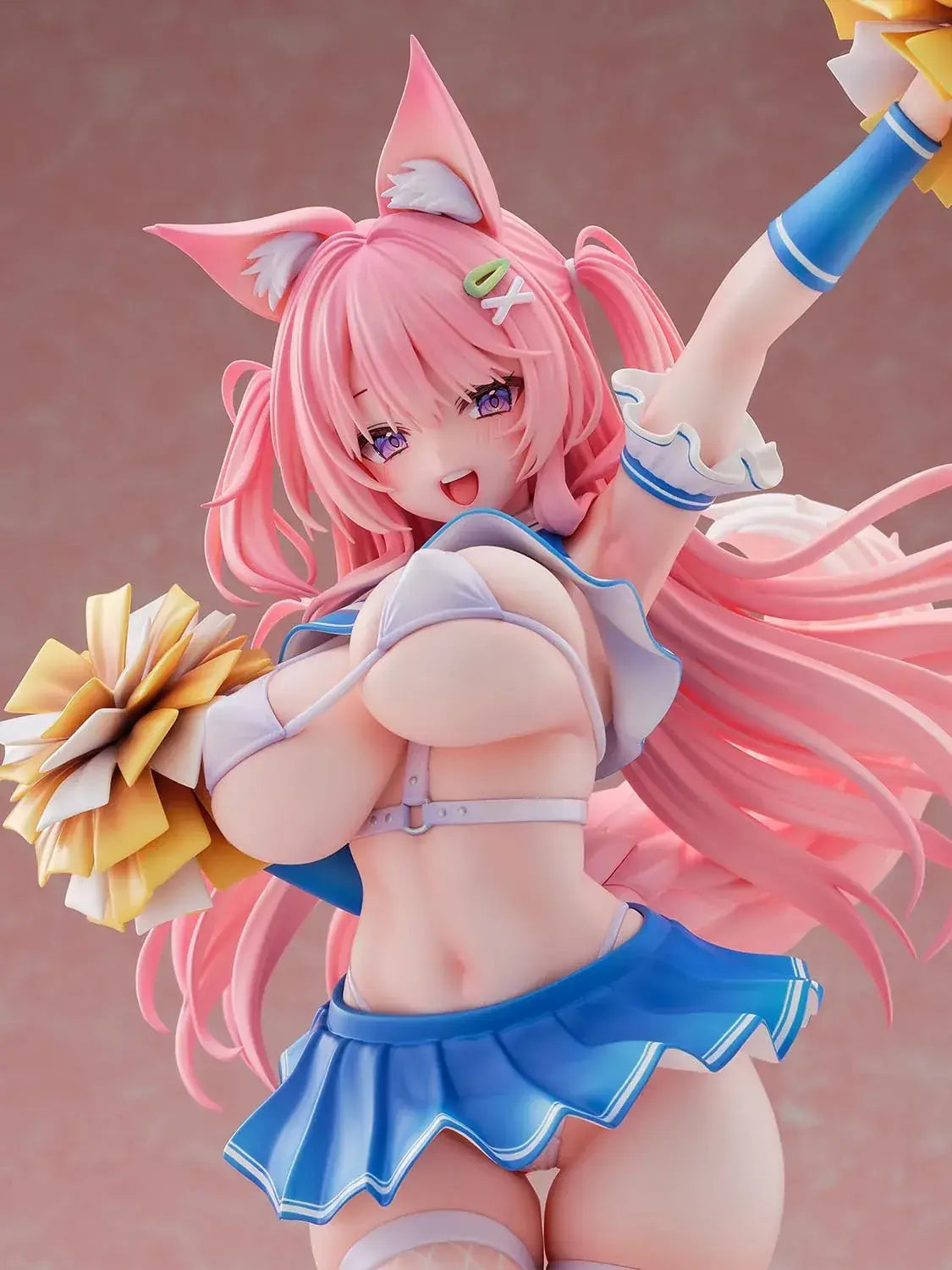 Nocturne Cat Ear Cheerleader PVC Figure 1/5.5 Scale 350mm Display