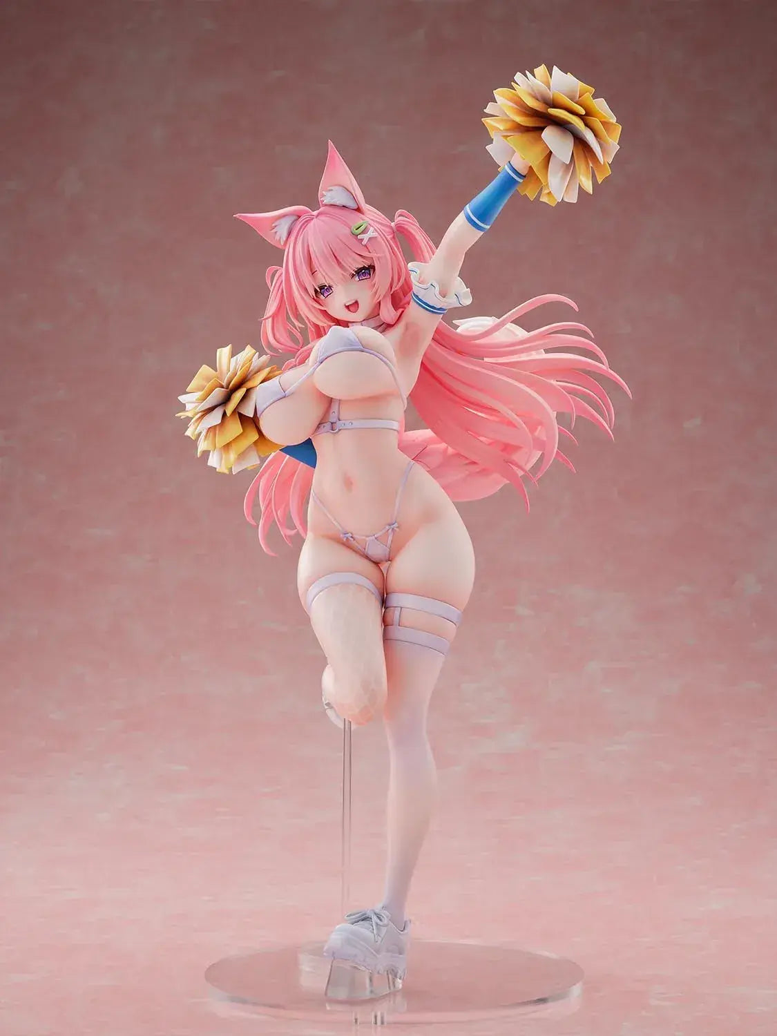 Nocturne Cat Ear Cheerleader PVC Figure 1/5.5 Scale 350mm Display