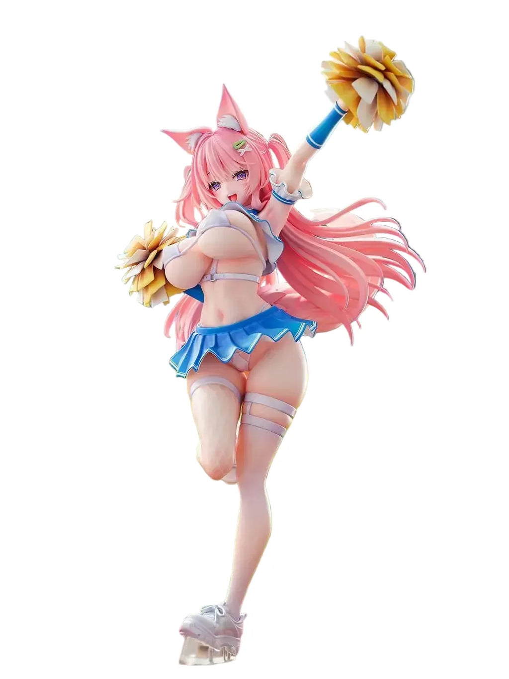 Nocturne Cat Ear Cheerleader PVC Figure 1/5.5 Scale 350mm Display