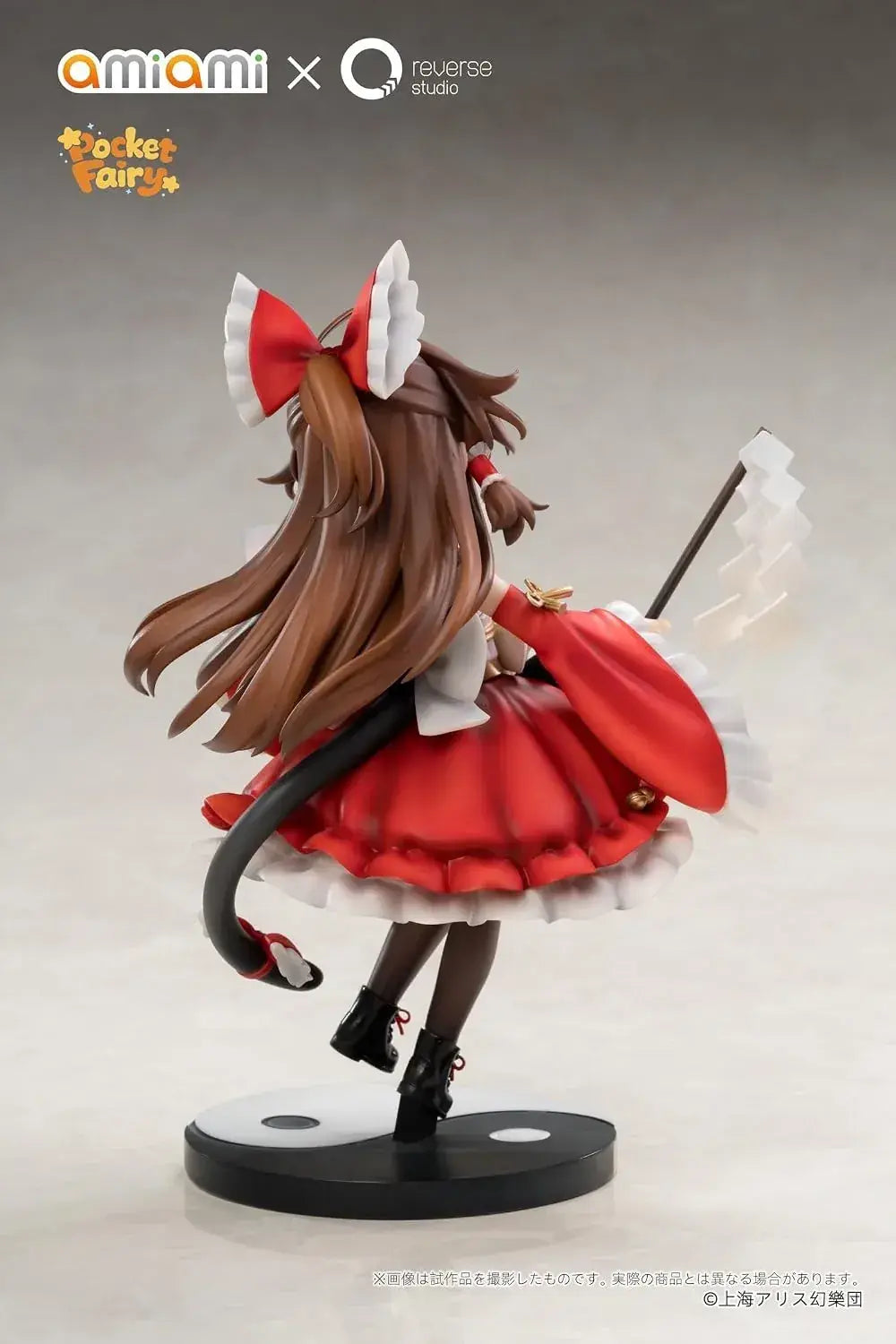 Oh-ami Touhou Project Reimu Marisa Cute Figures Parts PVC ABS Set