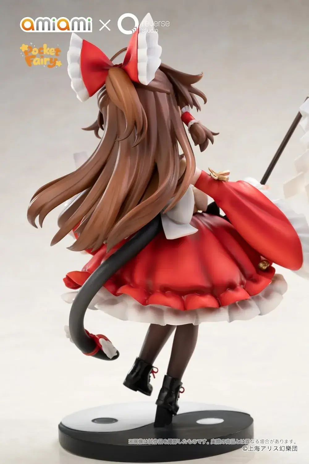 Oh-ami Touhou Project Reimu Marisa Cute Figures Parts PVC ABS Set