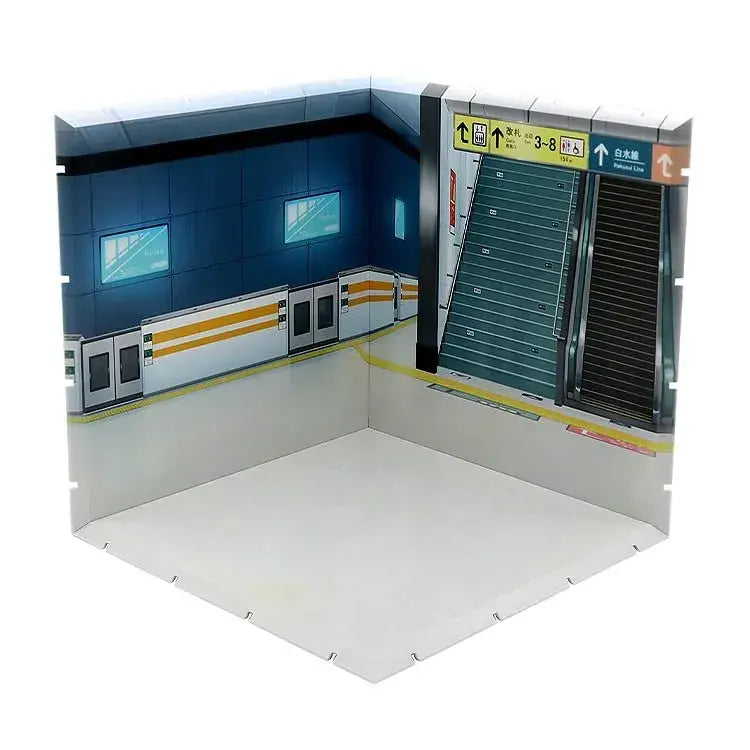 PLM Dioramansion 200 Station Interior Diorama ABS Backdrop Set