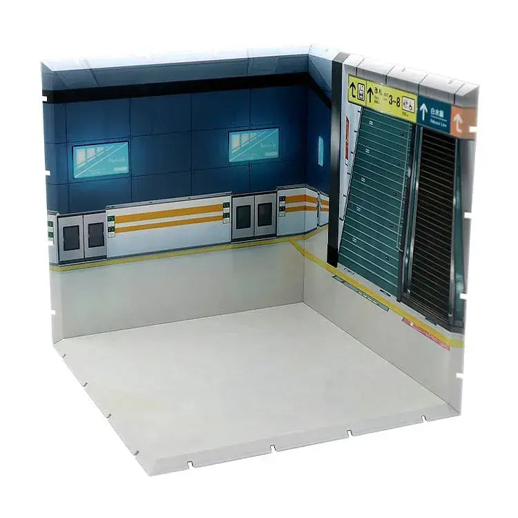 PLM Dioramansion 200 Station Interior Diorama ABS Backdrop Set
