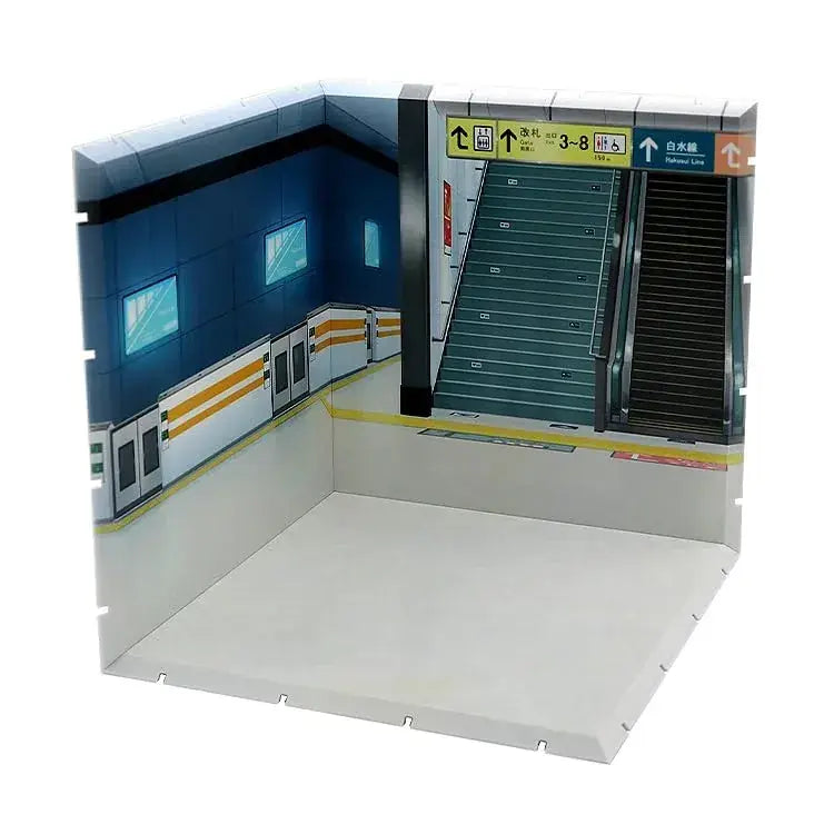 PLM Dioramansion 200 Station Interior Diorama ABS Backdrop Set
