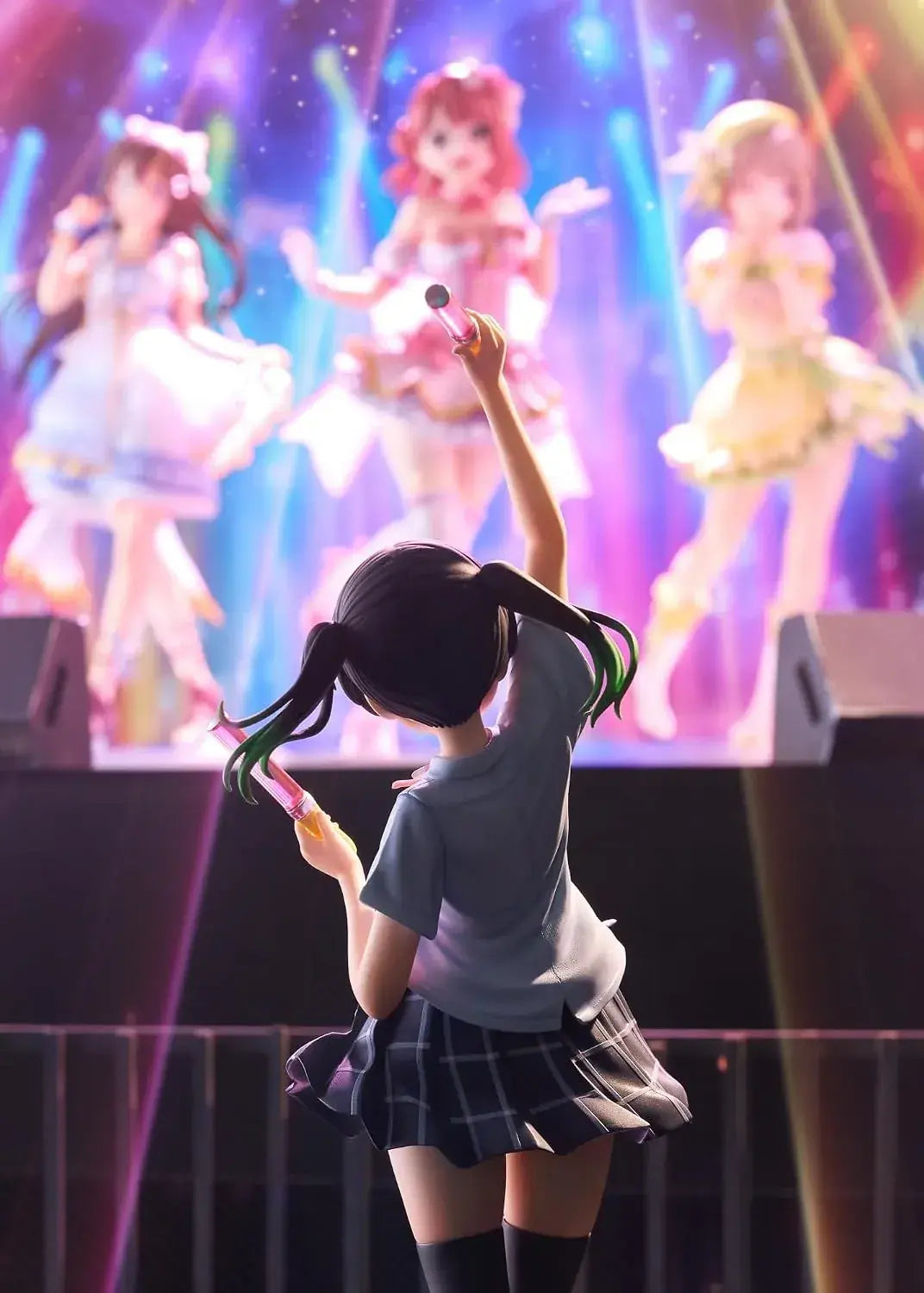 PLUM Love Live Rainbow Academy Idol PVC Figure Moving Pose 25cm