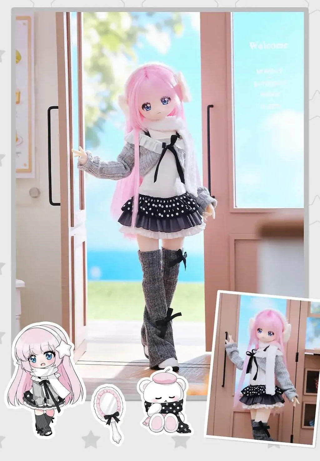 Plum SyncyLand OOTD Figure 6-Pack PVC Painted Toy Set Collection