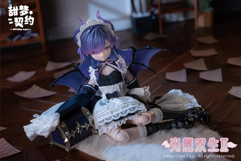 PM Office A Angel Demon MJD Blind Doll Figure Toy 8.7 Inch PLUM