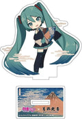 Presence Hatsune Miku Hokusai Acrylic Figure Stand Mini Display