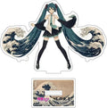 Presence Hatsune Miku Display Hokusai Art Acrylic Stand 5.9in