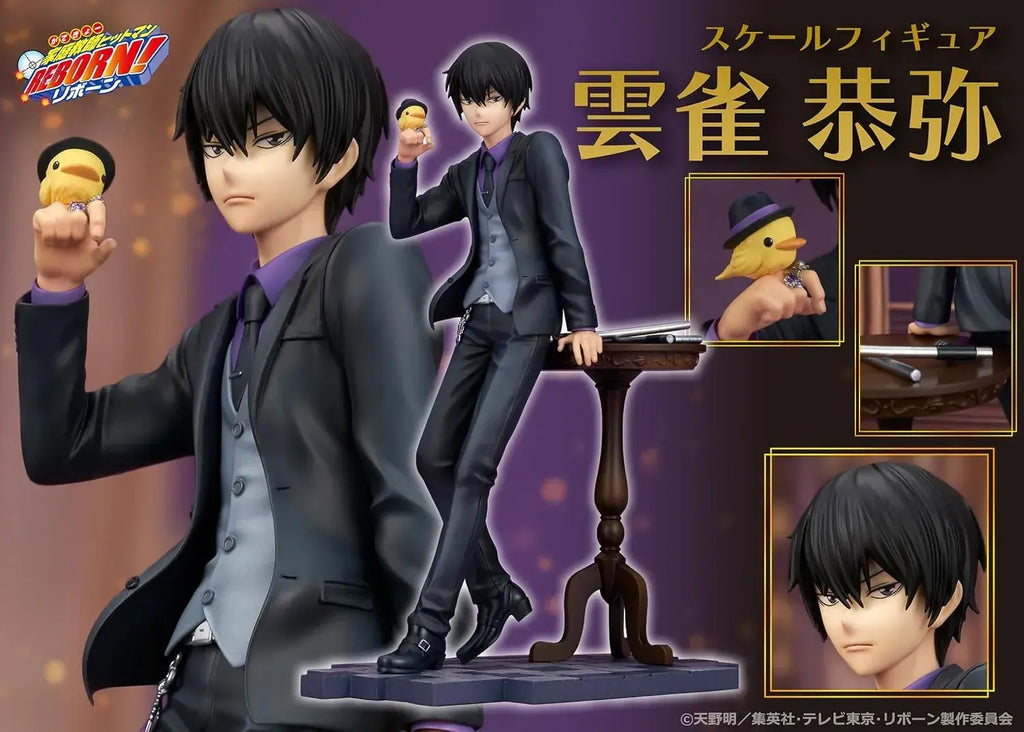 Proof Katekyo Hitman Reborn Hibari Kyoya Scale PVC Figure 225mm