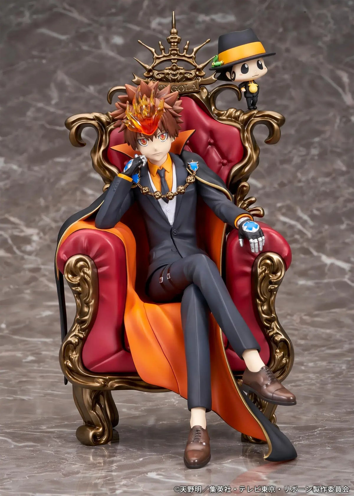 Proof Katekyo Hitman Reborn Tsunayoshi and Reborn Scale Figure