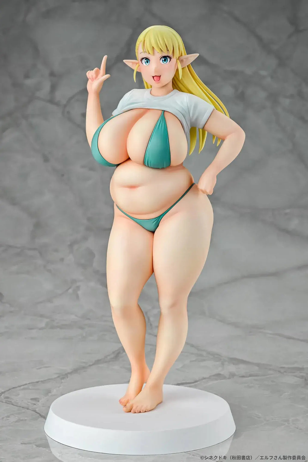 Q-Six Six Plus Sized Elf Erufuda Display PVC Figure 1/7 Scale