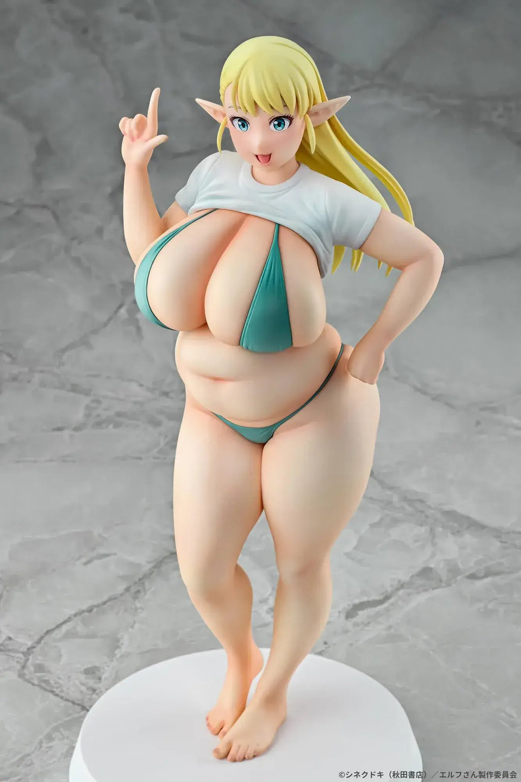 Q-Six Six Plus Sized Elf Erufuda Display PVC Figure 1/7 Scale