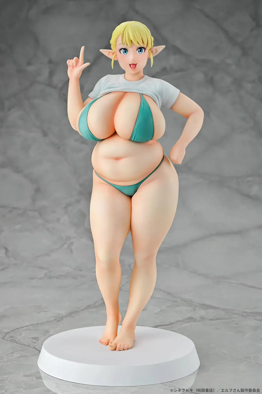 Q-Six Six Plus Sized Elf Erufuda Display PVC Figure 1/7 Scale