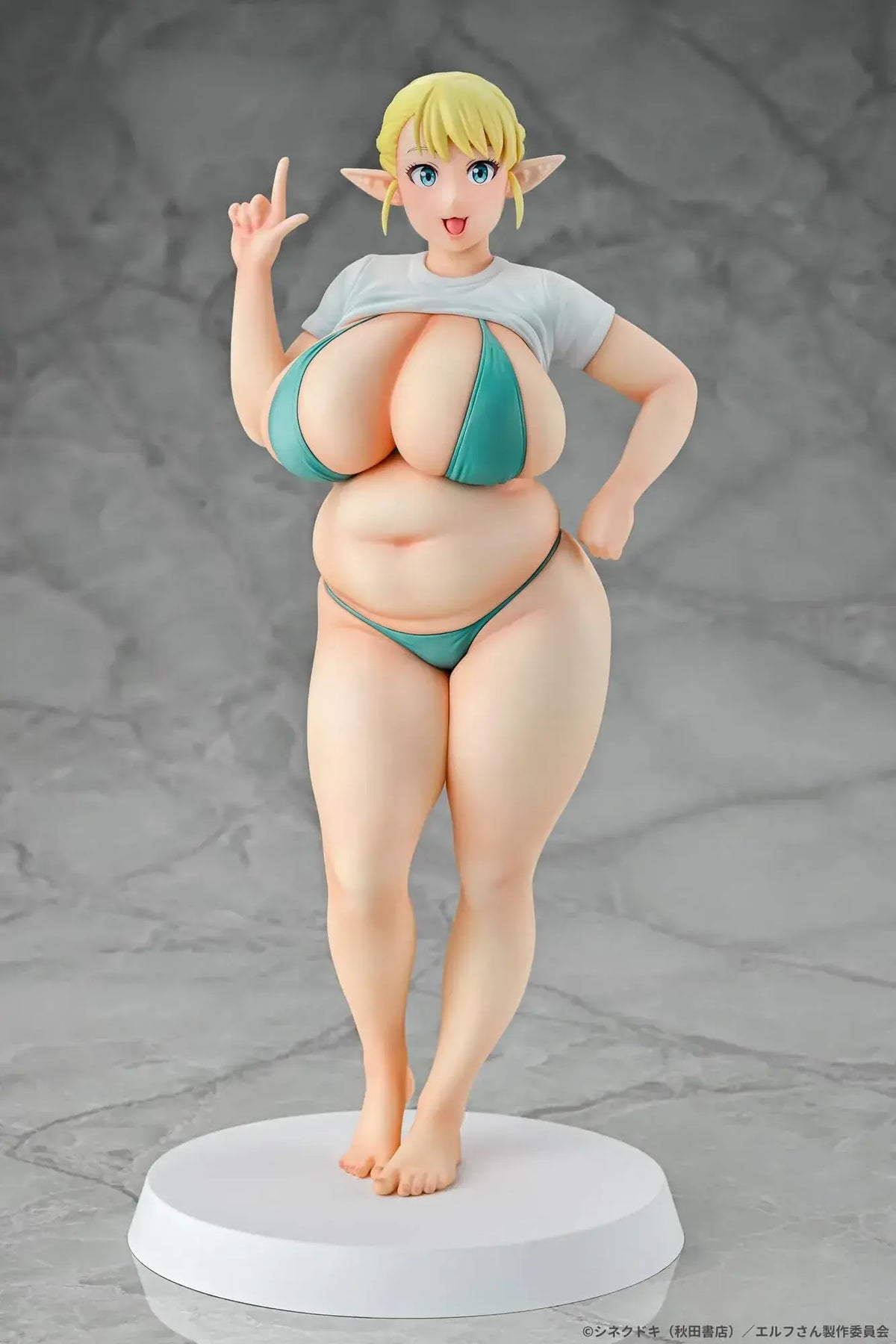 Q-Six Six Plus Sized Elf Erufuda Display PVC Figure 1/7 Scale