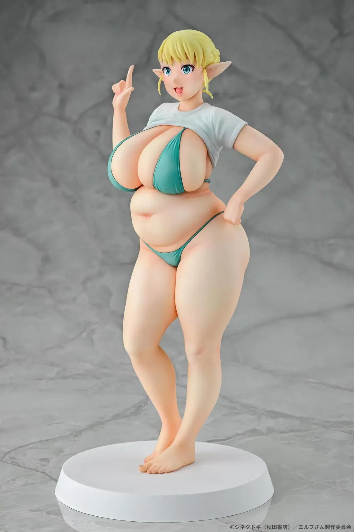Q-Six Six Plus Sized Elf Erufuda Display PVC Figure 1/7 Scale
